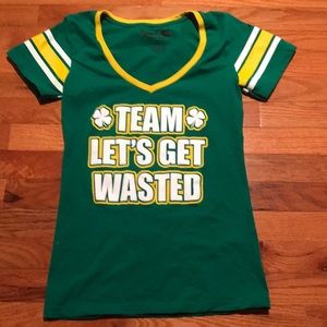 Spencer v- neck St Patty Day t- shirt